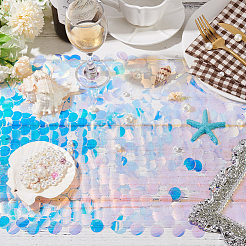 Дорожки для стола из полиэстера с блестками AJEW-WH0258-843B