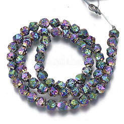 Гальванические бусины из натуральной лавы&nbsp;G-S352-31A-A