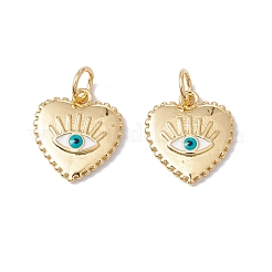 Подвески из латуни с покрытием из эмали&nbsp;KK-C247-05G