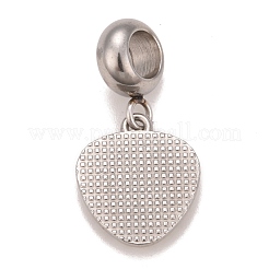 304 нержавеющая сталь хрустальные стразы европейские подвески-шармы STAS-F278-16P