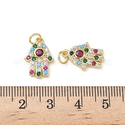 Латунные микро проложить кубического циркония подвески&nbsp;KK-L243-10G