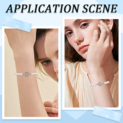 32 шт. 4 стиля сплава кристаллов стразы соединительные подвески&nbsp;FIND-SC0007-40