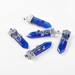 Природные и синтетические смешанные каменные большие подвески&nbsp;G-G718-A