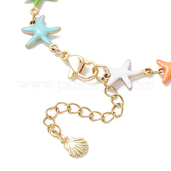 Браслеты-цепочки из эмалированной нержавеющей стали 304&nbsp;BJEW-JB13026