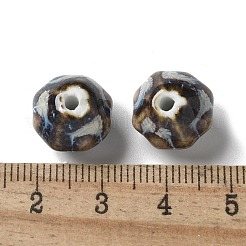 Фарфоровые бусины ручной работы PORC-L080-A14