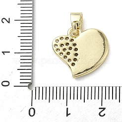 Латунные микропроволочные кубические циркониевые подвески из эмали&nbsp;KK-L248-20G