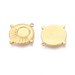 Оправы для подвесок из нержавеющей стали 304 в виде кабошонов STAS-T065-93G