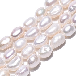 Нити из натурального культивированного пресноводного жемчуга PEAR-N014-06E-01