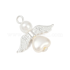 Подвески из бусин с имитацией жемчуга абс&nbsp;PALLOY-JF04104-04