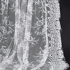 Кружевная ткань из полиэстера с цветочным узором DIY-WH0496-28A