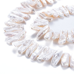 Природные Кеши жемчуг пряди PEAR-S020-H04