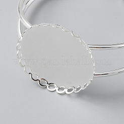 Латунные манжеты браслет материалы&nbsp;LS-KK-WH0079-56S