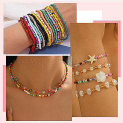 3000шт стеклянный бисер&nbsp;SEED-PA0001-04B-02