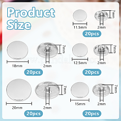 Кнопки сплава хвостовиком BUTT-OC0001-10