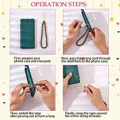 Брелок из синтетического малахита и железного сплава с застежкой в виде клешней&nbsp;HJEW-SW00007-21