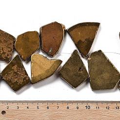 Гальванические натуральный агат бисер пряди&nbsp;G-K109-05-G