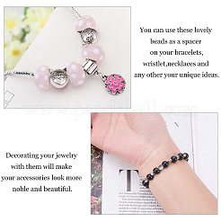 Сплавочные овальные бусины тибетского стиля &nbsp;TIBEP-PH0004-90-NR-WH