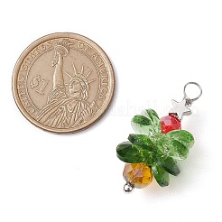 Подвески из латуни и стекла PALLOY-JF02994