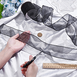 Лента из жемчужной ткани&nbsp;ORIB-WH0034-001A