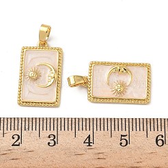 Латунь эмаль подвески&nbsp;KK-P334-10G-02