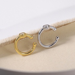 Антикоррозийные 925 серьги-манжеты из стерлингового серебра JE1062B