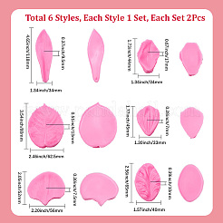 Силиконовые Молды для лепестков и листьев&nbsp;SIL-SC0002-85B