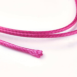 Корейская вощеной шнуры полиэфирные&nbsp;LS-YC-WH0002-A04