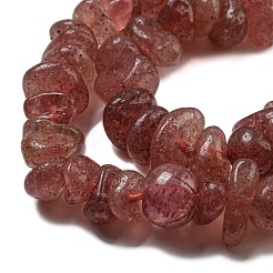 Природного кварца клубники нитей бисера G-G841-B14