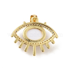 Латунные микро проложить кубического циркония подвески KK-B059-41G-D