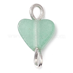 Подвески-коннекторы из натурального зеленого авантюрина/аметиста/розового кварца/содалита/красной яшмы&nbsp;PALLOY-JF03182-02