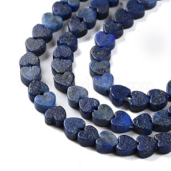 Окрашенные природные лазурит бисер пряди G-M403-A30-01