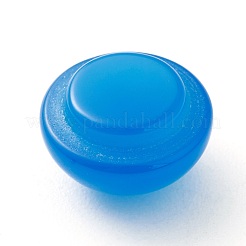 Кабошоны из натурального голубого агата&nbsp;G-B009-09-B