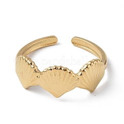 Кольцо-манжета из нержавеющей стали 304 с ионным покрытием (IP) для женщин RJEW-C046-04G