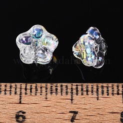 Стеклянные бусины с гальваническим покрытием &nbsp;EGLA-T021-22A