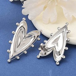 Серьги-гвоздики из нержавеющей стали 304 для женщин&nbsp;EJEW-M089-01P