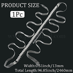 Пластиковые цепочные ремни с имитацией жемчуга AJEW-WH20070-051