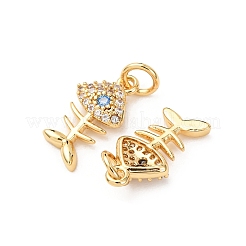 Латунные микро проложить кубического циркония подвески&nbsp;KK-D019-01C-G