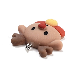 Подвески из непрозрачной смолы на рождественскую тематику&nbsp;LS-RESI-F054-A13