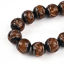 Бусины ручной работы бусины золотого песка LAMP-N026-01A