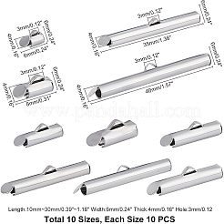 Зажимные трубки из нержавеющей стали 304 с защелкой на конце STAS-UN0020-02P