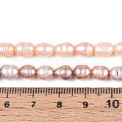 Нити из натурального культивированного пресноводного жемчуга PEAR-N012-05Y-03