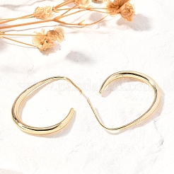 Латунь болтающийся серьги&nbsp;LS-KK-T056-110G-NF