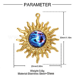 Подвески из нержавеющей стали 304&nbsp;STAS-OY005-47G