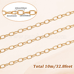 10м овальные оксидированные алюминиевые кабельные цепи CHA-SC0001-04