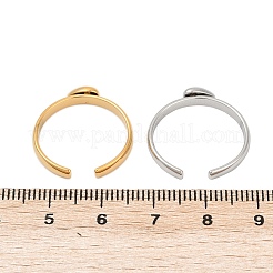 Регулируемые манжетные кольца из нержавеющей стали 304&nbsp;RJEW-Z091-02GP