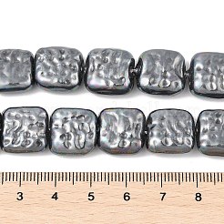 Нити гальванизированных фарфоровых бусин BSHE-Z007-01B