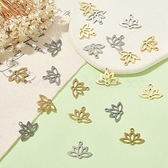 30 шт. подвески из нержавеющей стали 201 двух цветов&nbsp;RESI-SZ0003-21