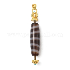 Латунные заготовки для подвесок с бусинами KK-NH0008-05AG