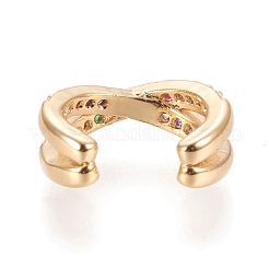 Серьги-манжеты из циркония EJEW-M195-02G