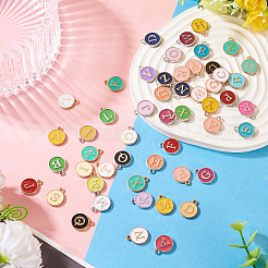 52шт 2 стиля подвески из сплава с эмалью&nbsp;ENAM-TA0003-15